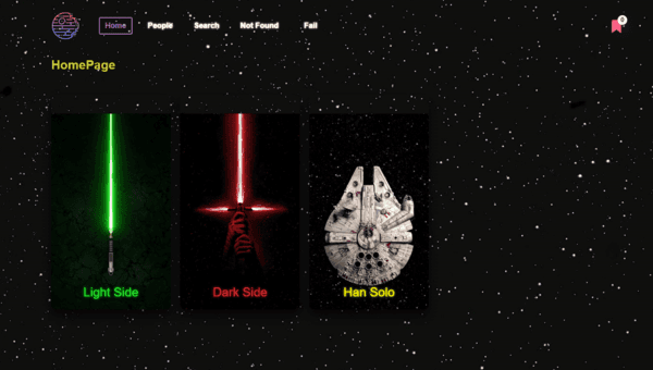 Star Wars Dashboard